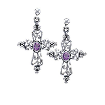 Fashion Cross Earrings TER1240 - Jewelry